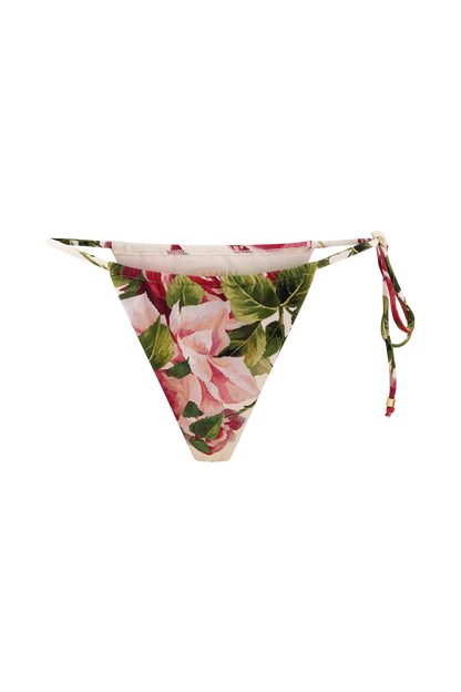 Butka™ Andie Dantelli Telli Yan Bikini Altı - Sonia Rose Print