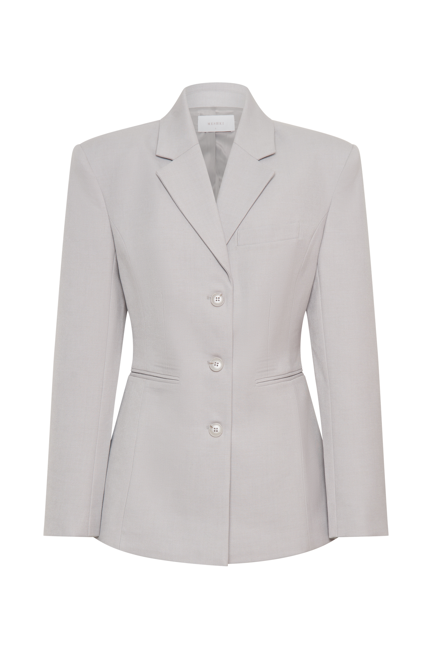 Butka™ Bellamy Cinched Blazer - Gri