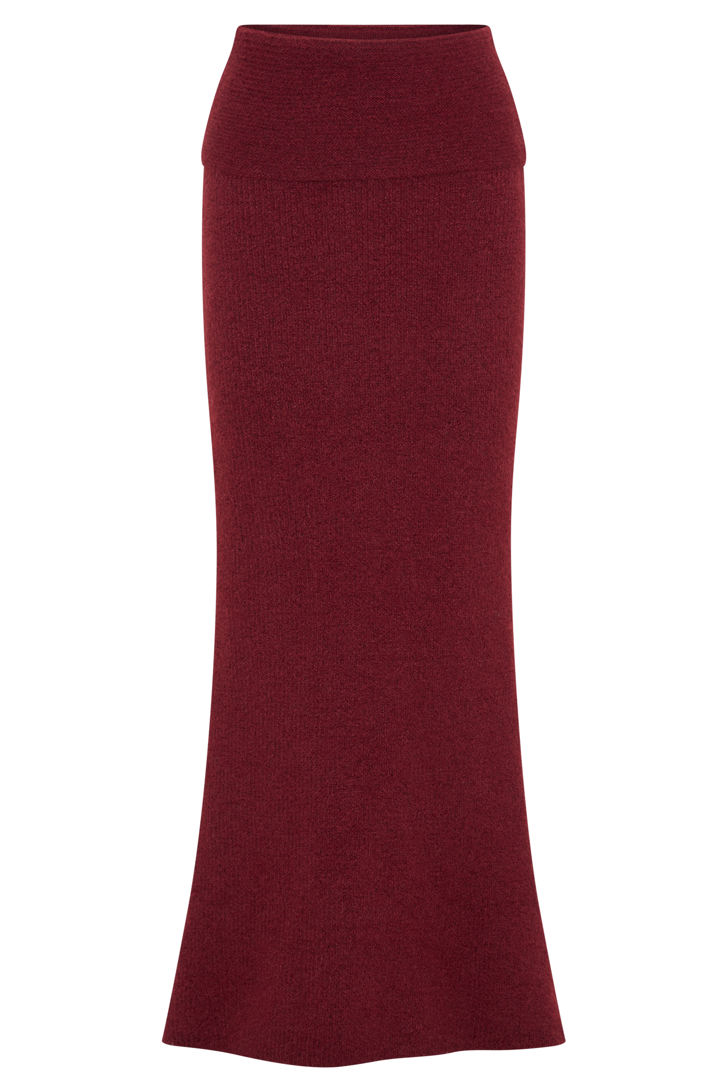 Butka™ Charlotte Örgülü Uzun Etek - Merlot