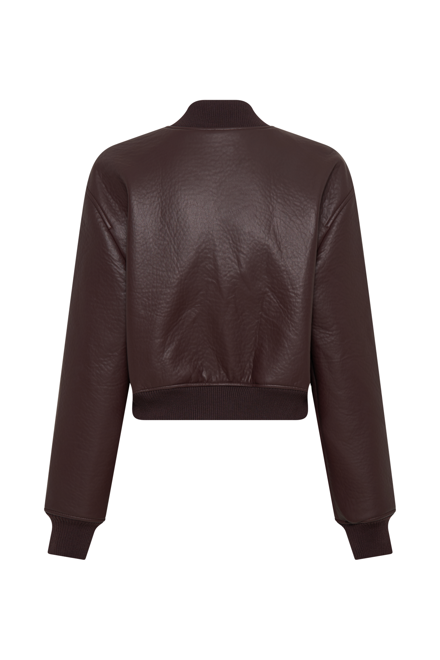 Butka™ Codi Suni Deri Bomber Ceket - Merlot