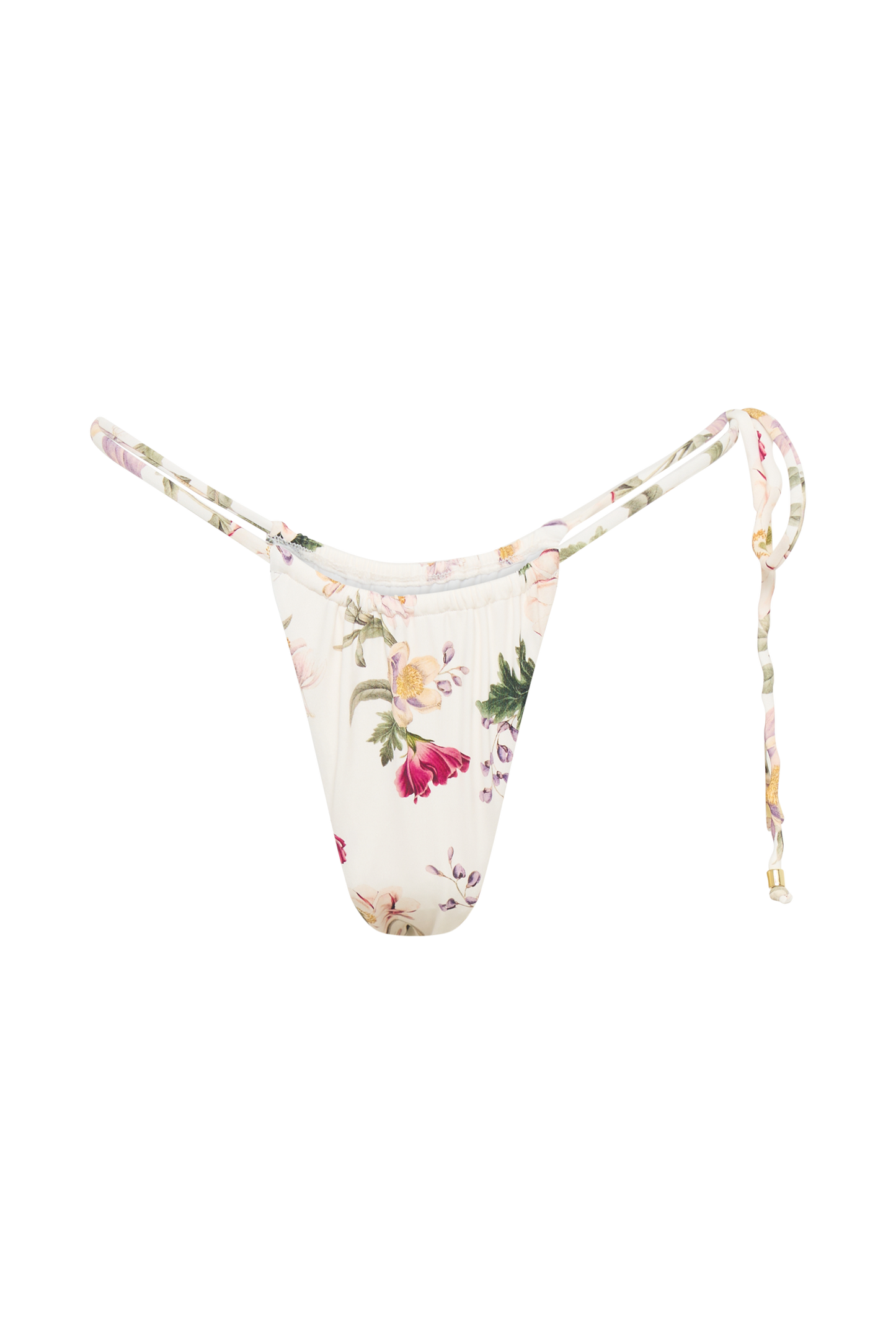 Butka™ Andie Dantelli Telli Yan Bikini Altı - Bella Rosa Print