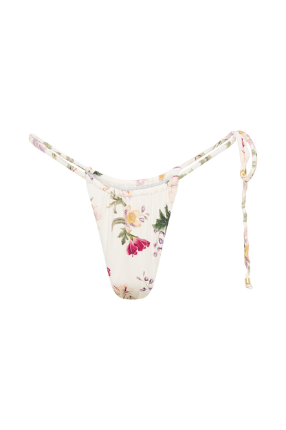 Butka™ Andie Dantelli Telli Yan Bikini Altı - Bella Rosa Print