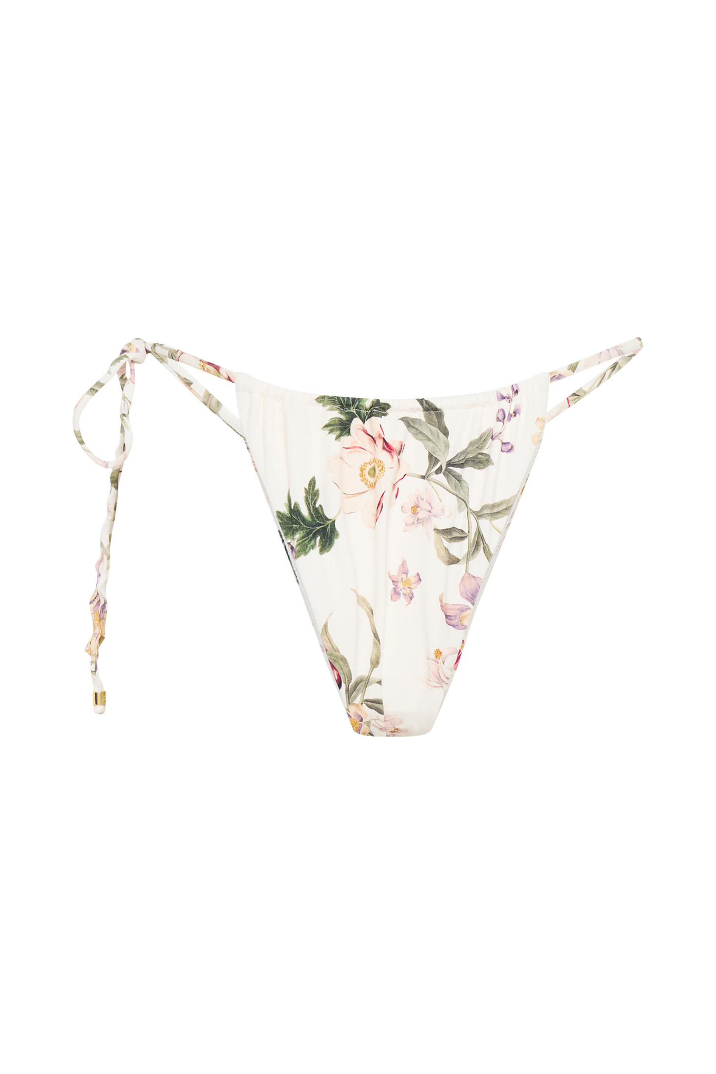 Butka™ Andie Dantelli Telli Yan Bikini Altı - Bella Rosa Print