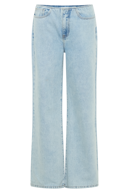 Butka™ Caitlin Mid Bel Denim Flare Jeans - Açık Mavi