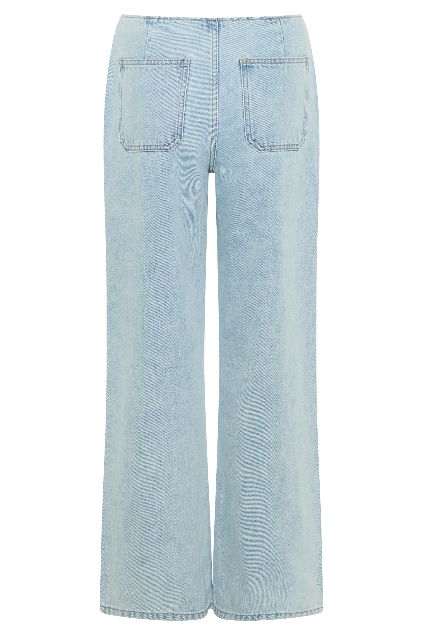 Butka™ Caitlin Mid Bel Denim Flare Jeans - Açık Mavi