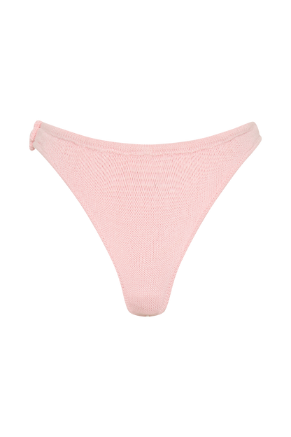 Butka™ Aesha Çiçekli Tığ İşi Bikini Altı - Soluk Pembe