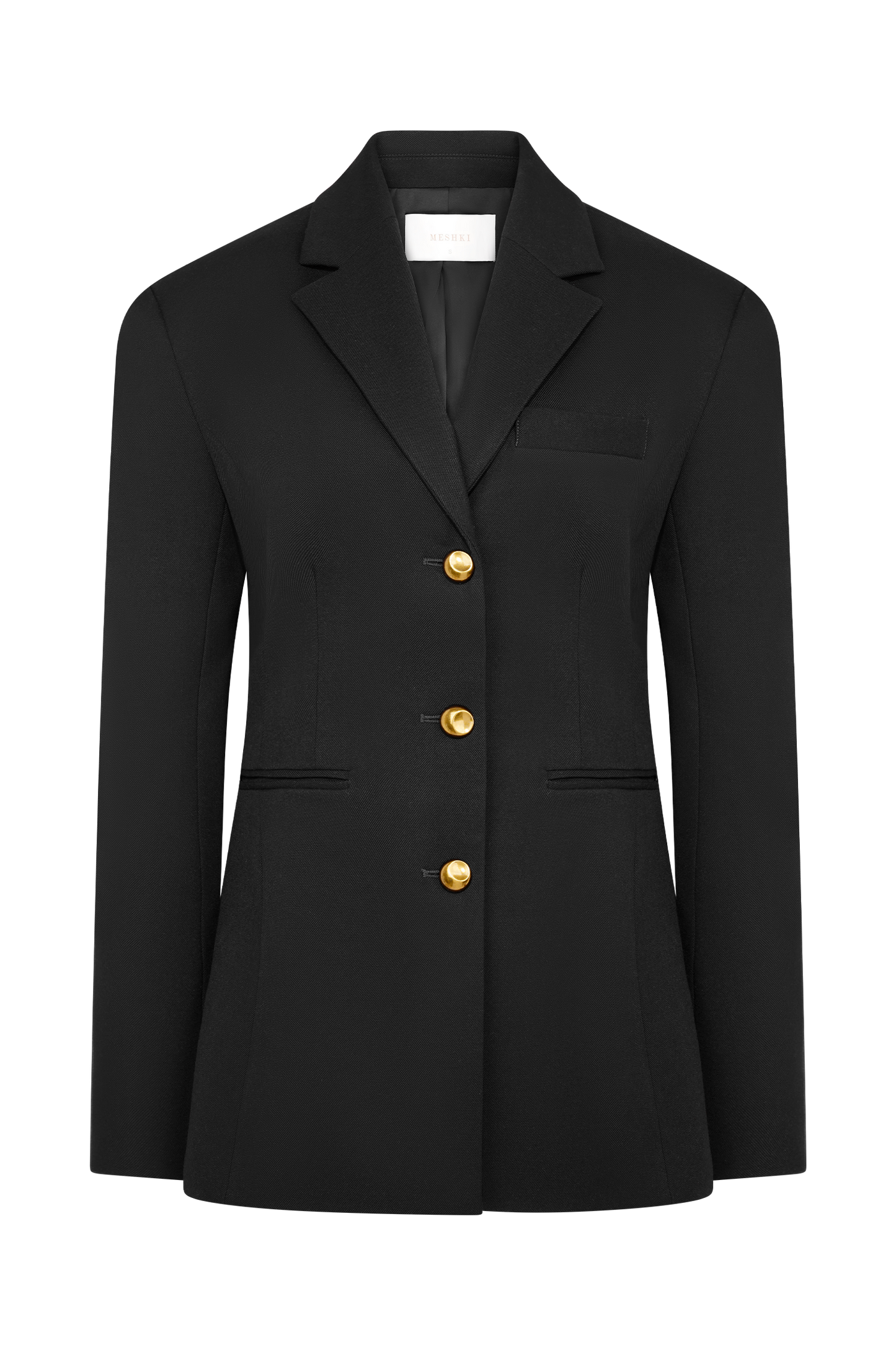 Butka™ Bellamy Cinched Blazer - Siyah