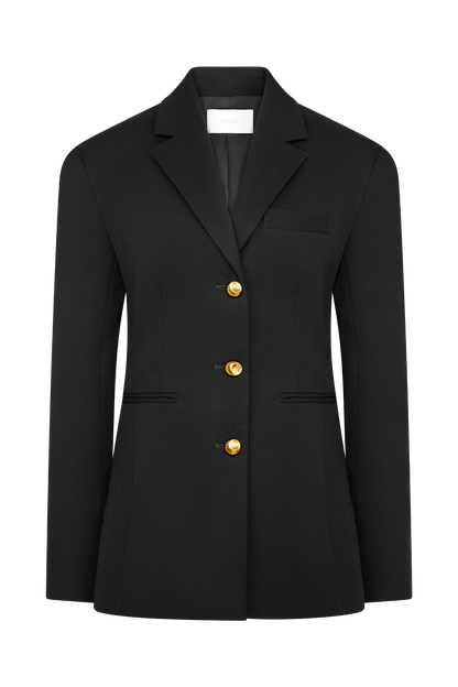 Butka™ Bellamy Cinched Blazer - Siyah