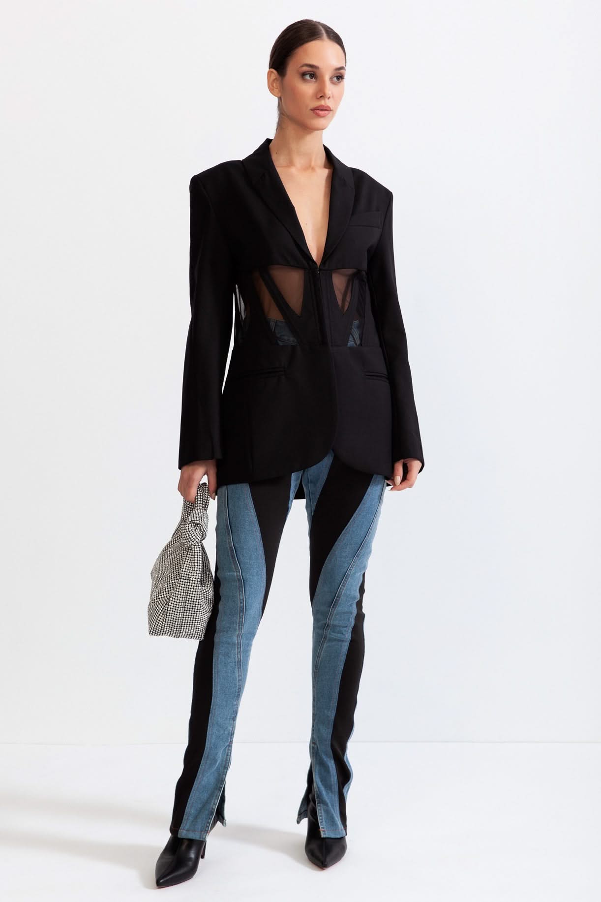 Korse Blazer - Siyah