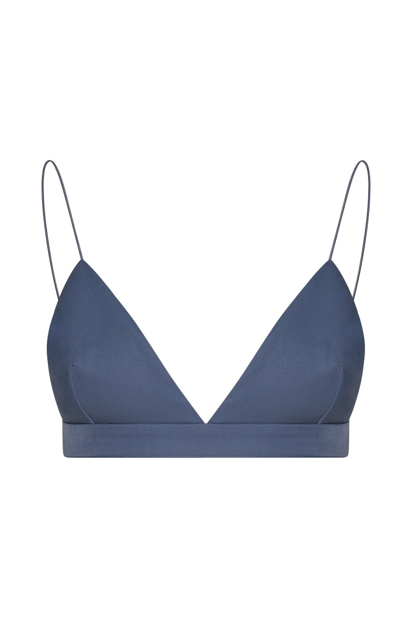 Butka™ Cynthia Üçgen Bralet - Çelik Mavi