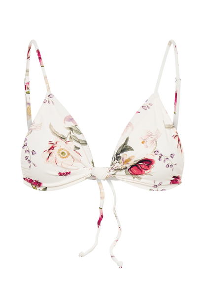 Butka™ Rosmunda Dantelli Bikini Üstü - Bella Rosa Baskı