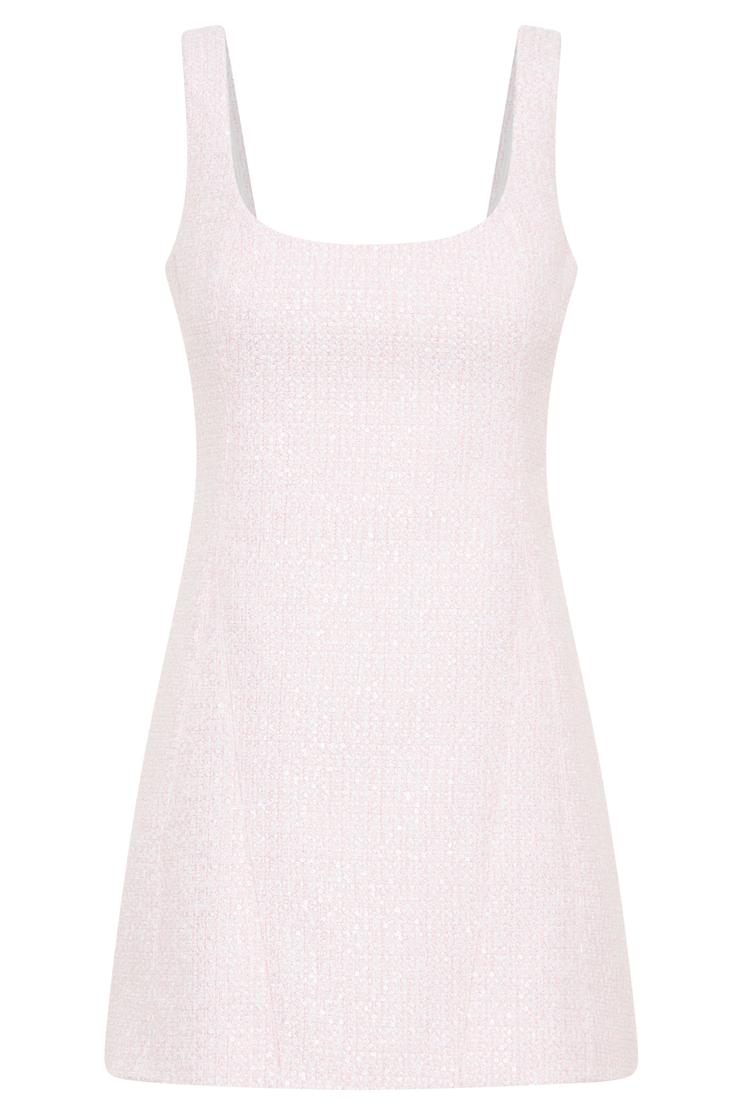 Butka™ Beth Tweed Mini Elbise - Peri Floss Pembe