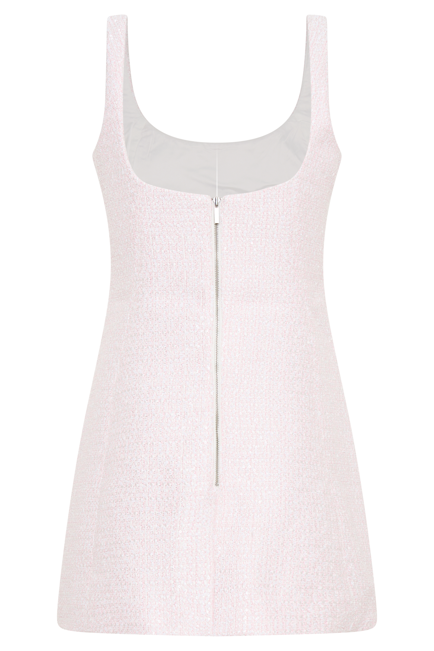 Butka™ Beth Tweed Mini Elbise - Peri Floss Pembe