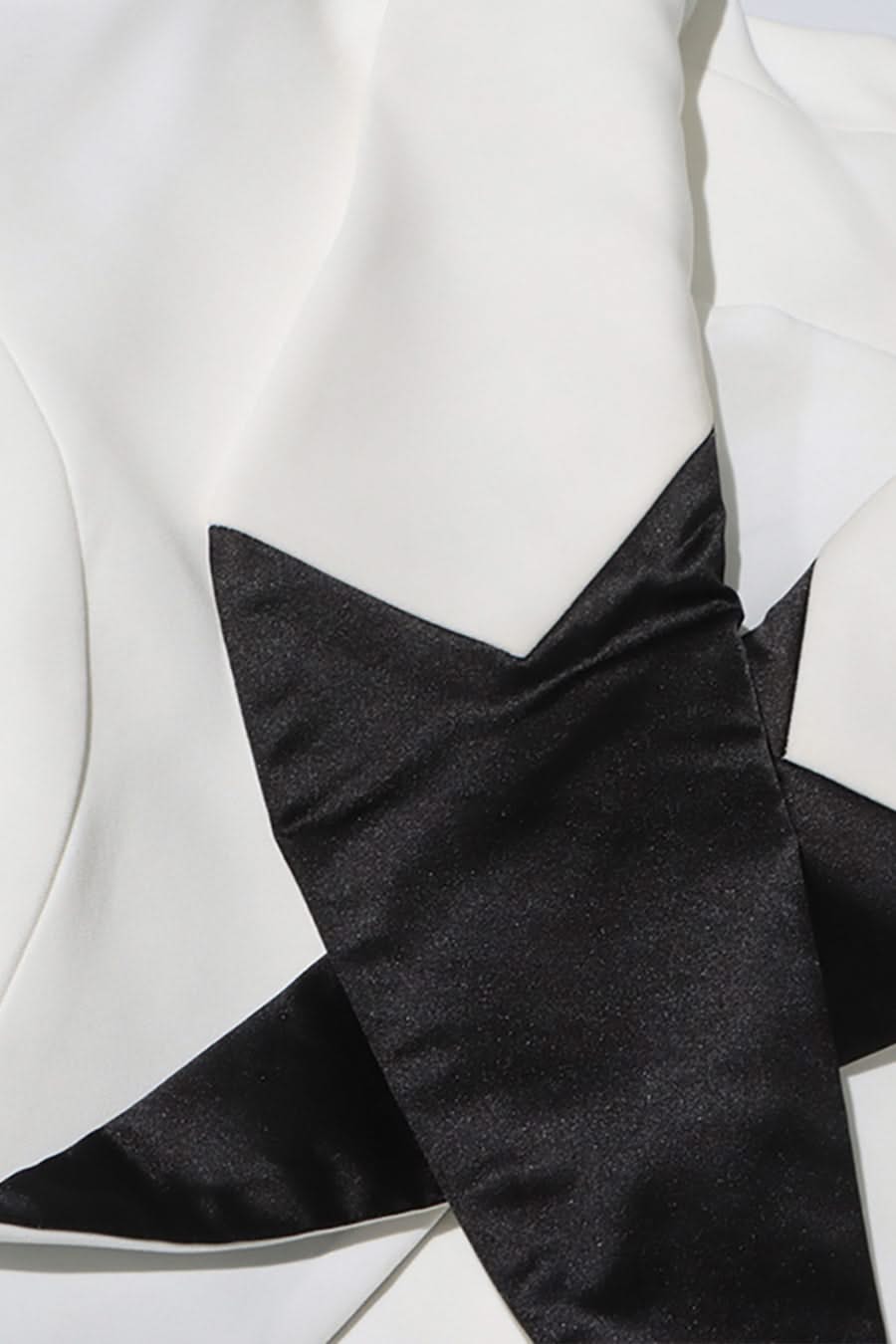 Stellar Çift Düğmeli Blazer - Beyaz